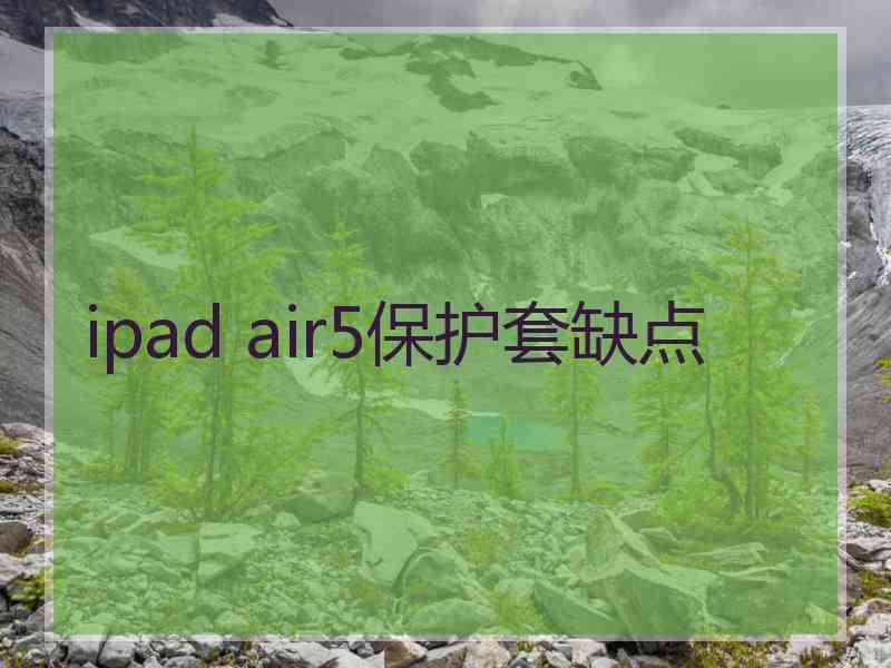 ipad air5保护套缺点