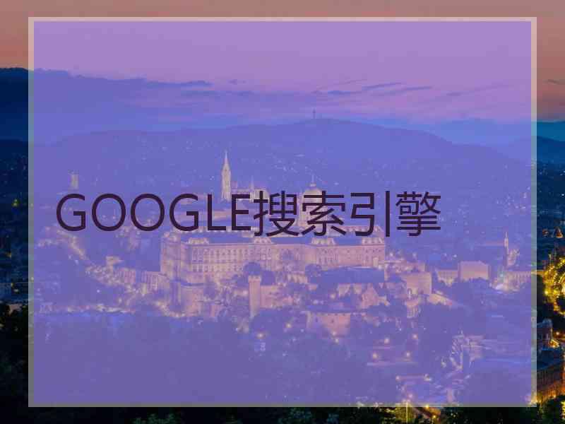 GOOGLE搜索引擎