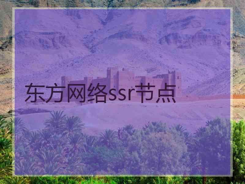 东方网络ssr节点