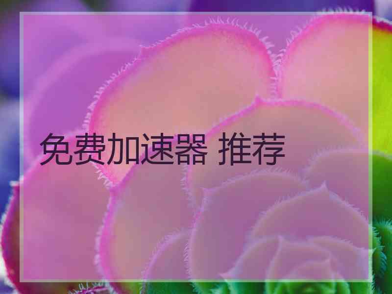 免费加速器 推荐