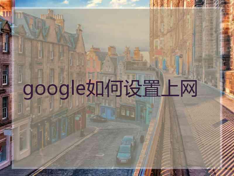 google如何设置上网