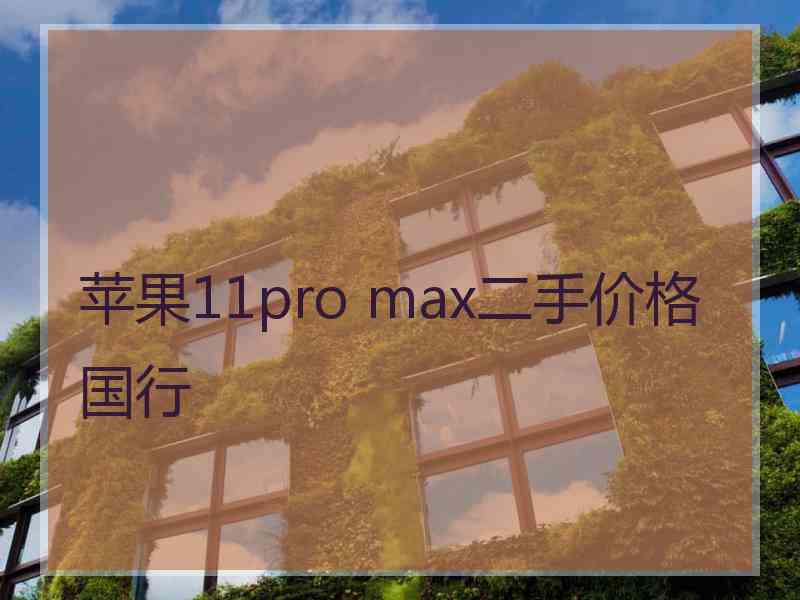 苹果11pro max二手价格 国行