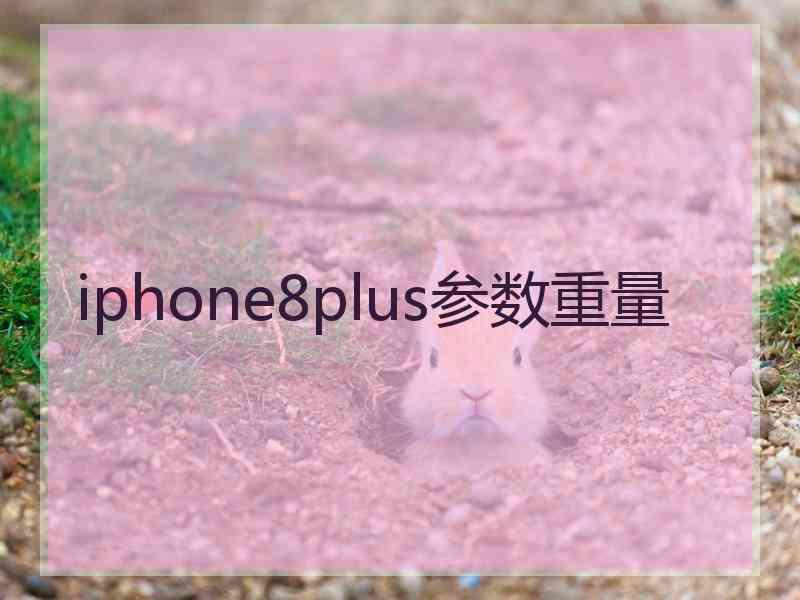 iphone8plus参数重量