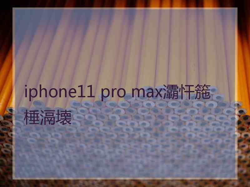 iphone11 pro max灞忓箷棰滆壊