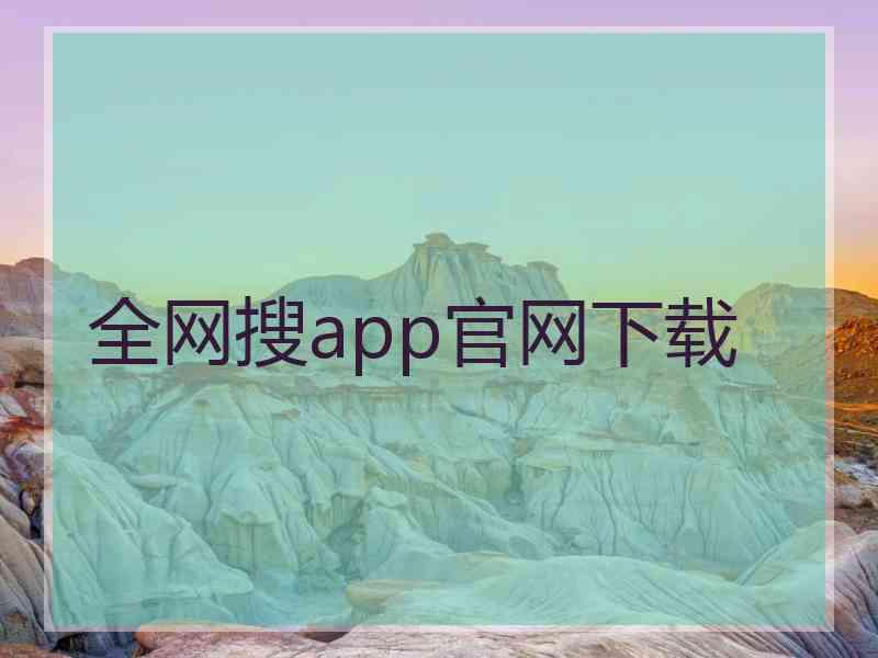 全网搜app官网下载