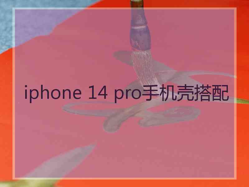 iphone 14 pro手机壳搭配