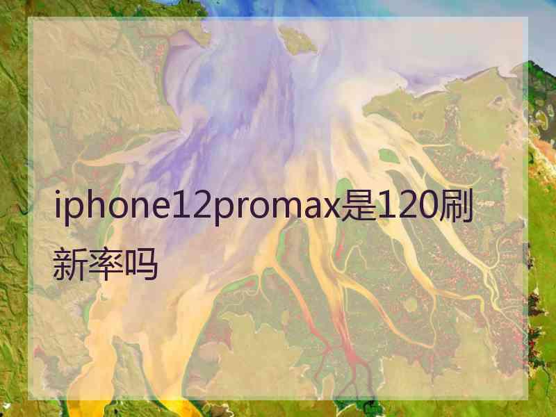 iphone12promax是120刷新率吗