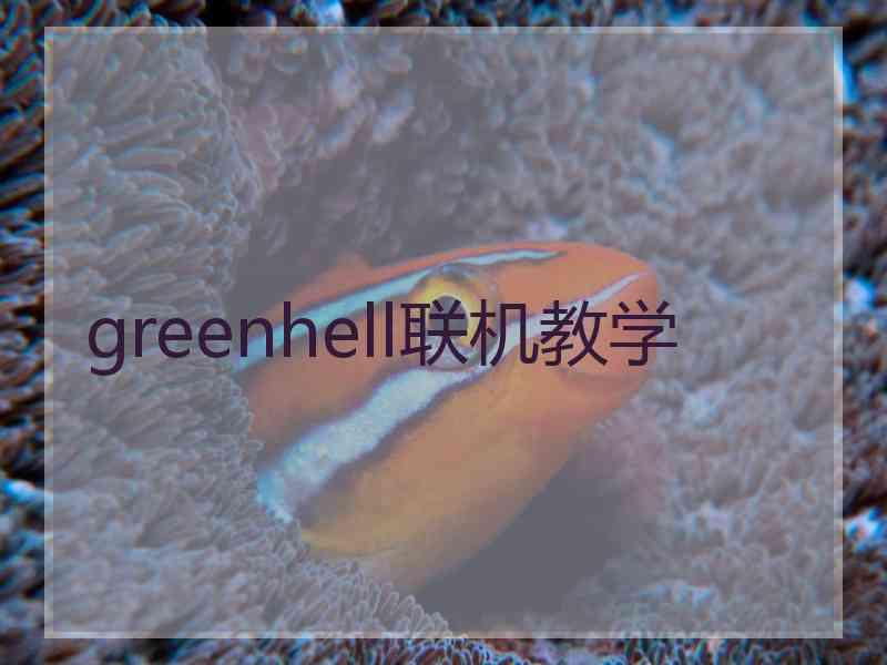 greenhell联机教学