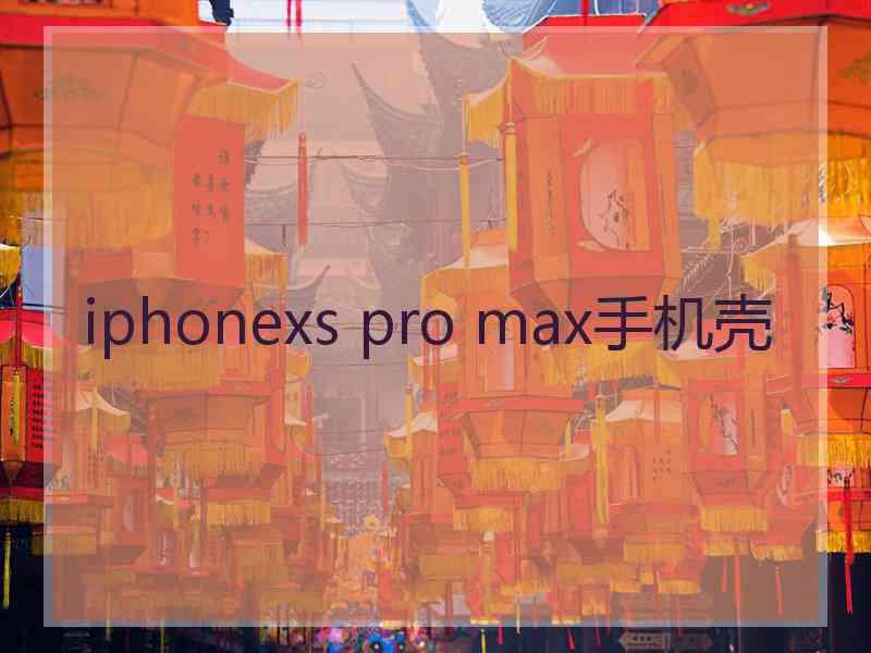 iphonexs pro max手机壳