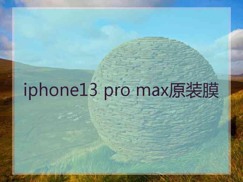 iphone13 pro max原装膜