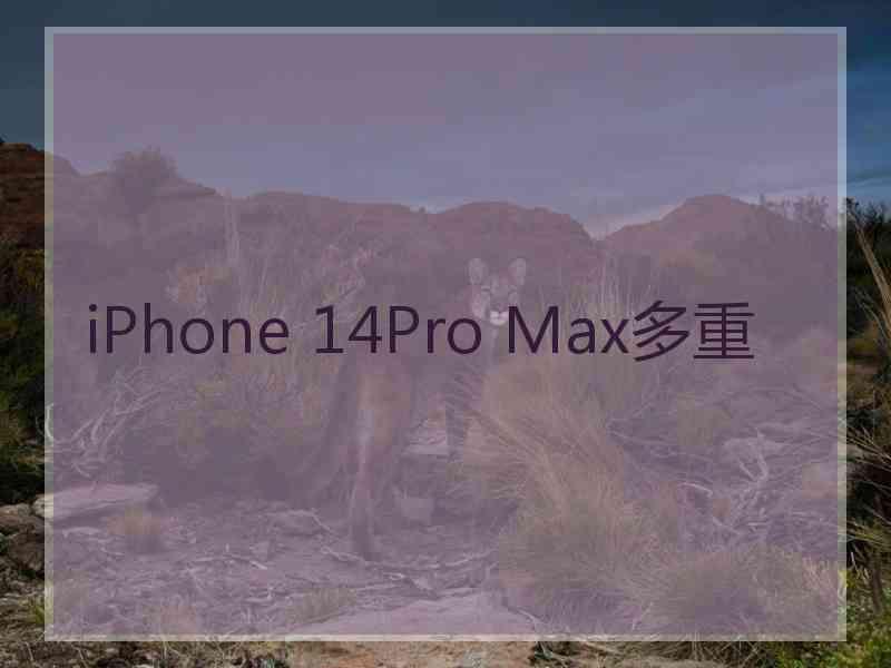 iPhone 14Pro Max多重