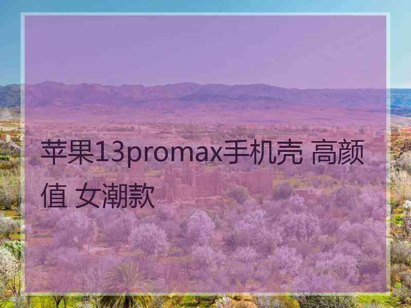 苹果13promax手机壳 高颜值 女潮款