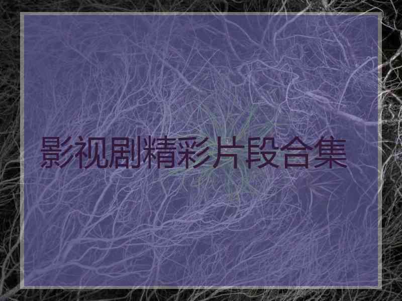 影视剧精彩片段合集
