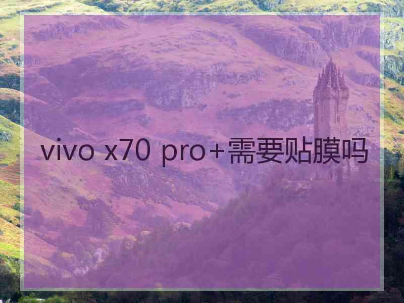 vivo x70 pro+需要贴膜吗