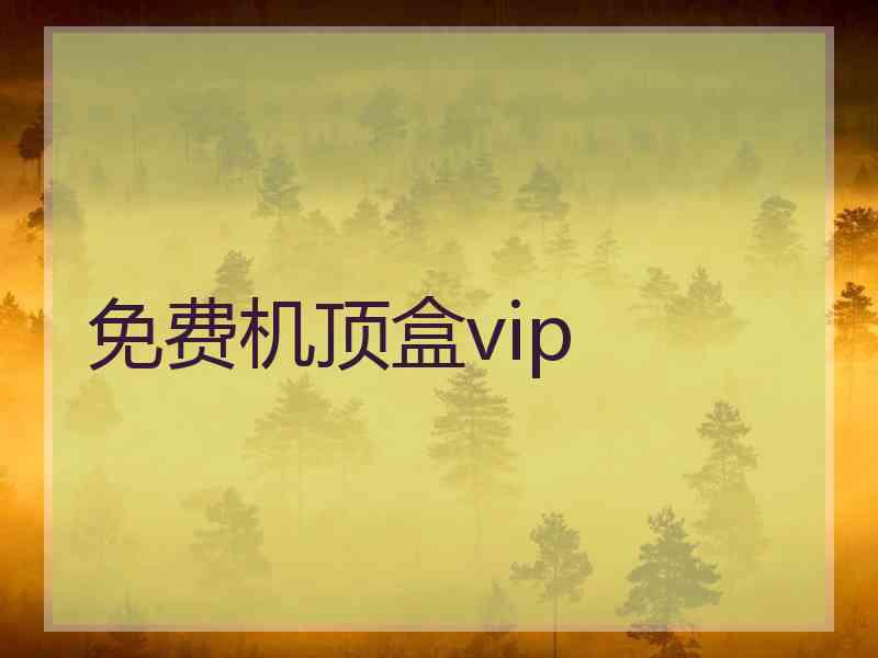 免费机顶盒vip