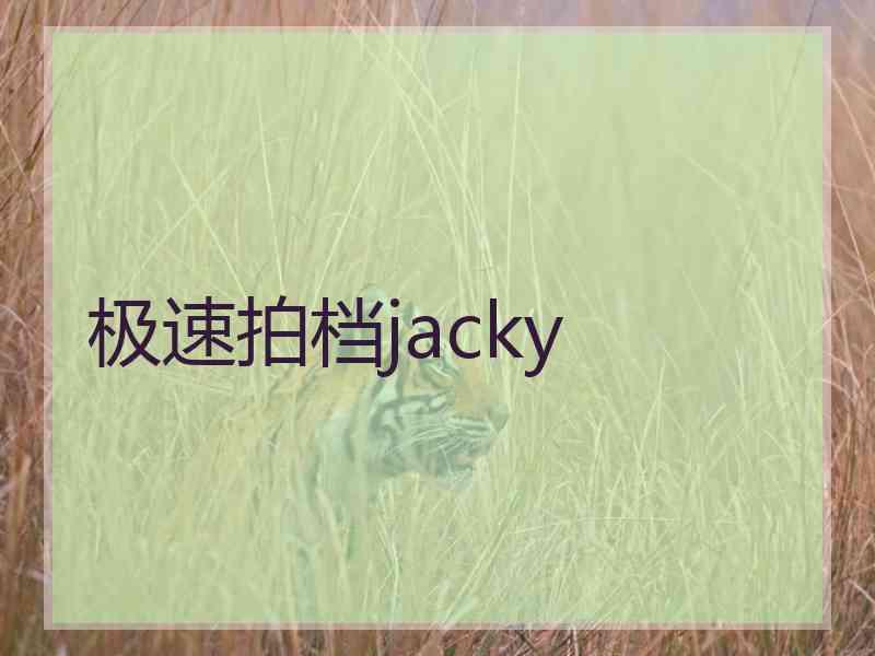 极速拍档jacky