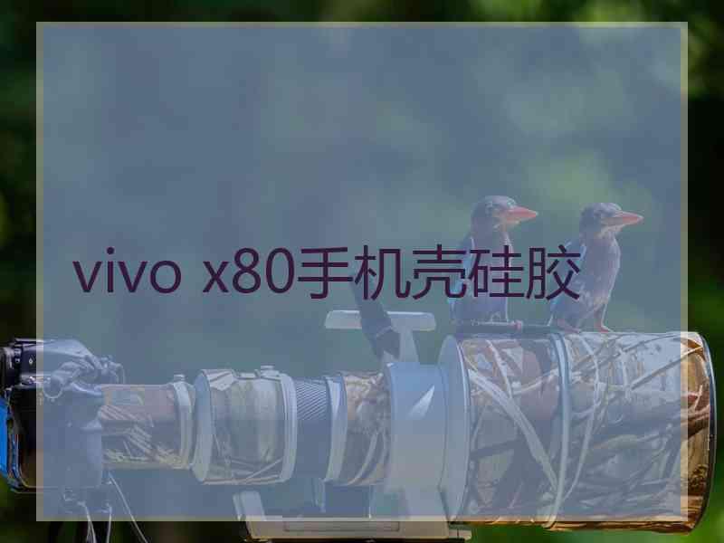 vivo x80手机壳硅胶