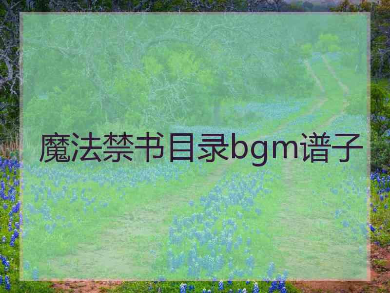 魔法禁书目录bgm谱子