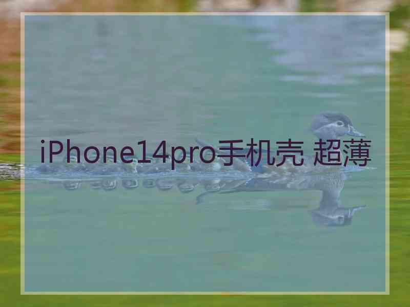 iPhone14pro手机壳 超薄