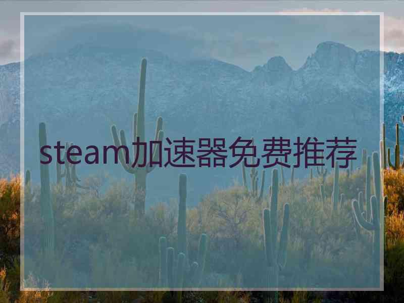 steam加速器免费推荐