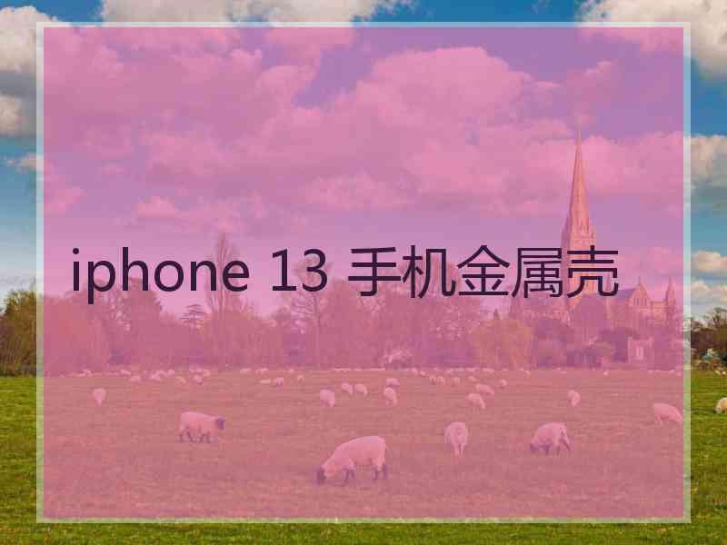 iphone 13 手机金属壳