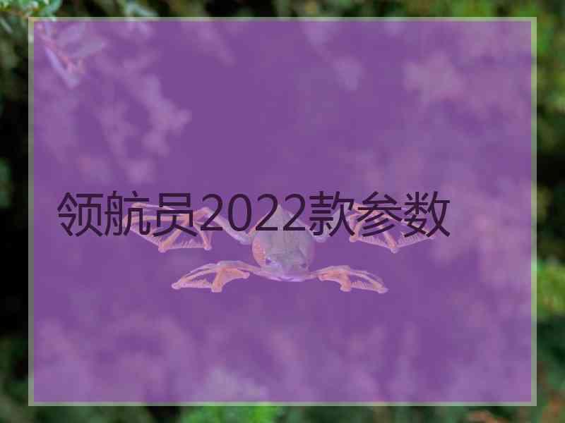 领航员2022款参数