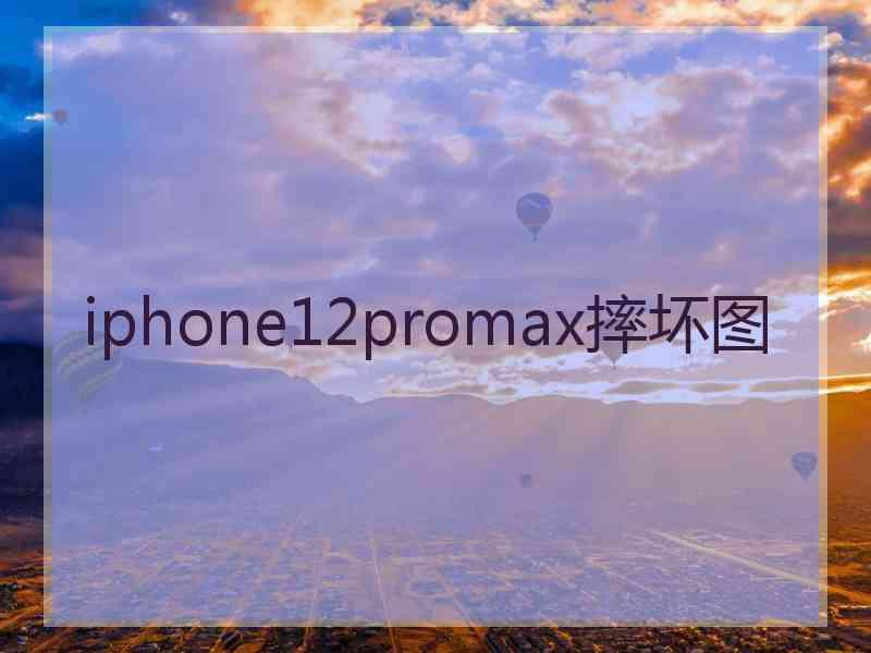 iphone12promax摔坏图