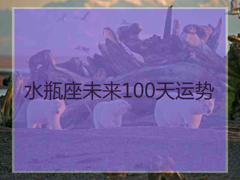 水瓶座未来100天运势