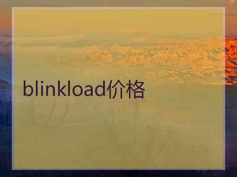 blinkload价格