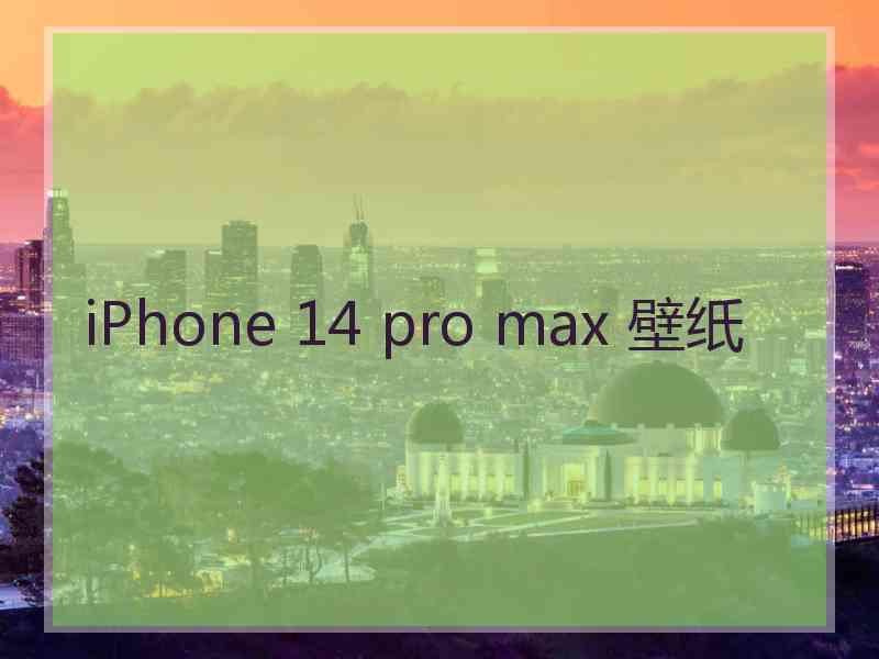 iPhone 14 pro max 壁纸