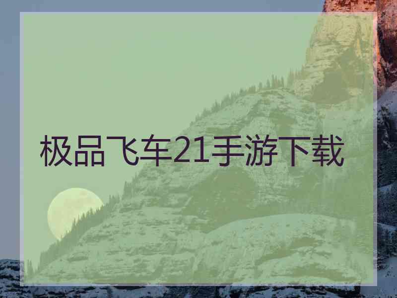 极品飞车21手游下载