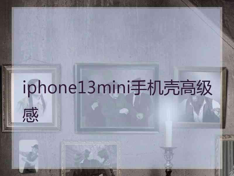 iphone13mini手机壳高级感