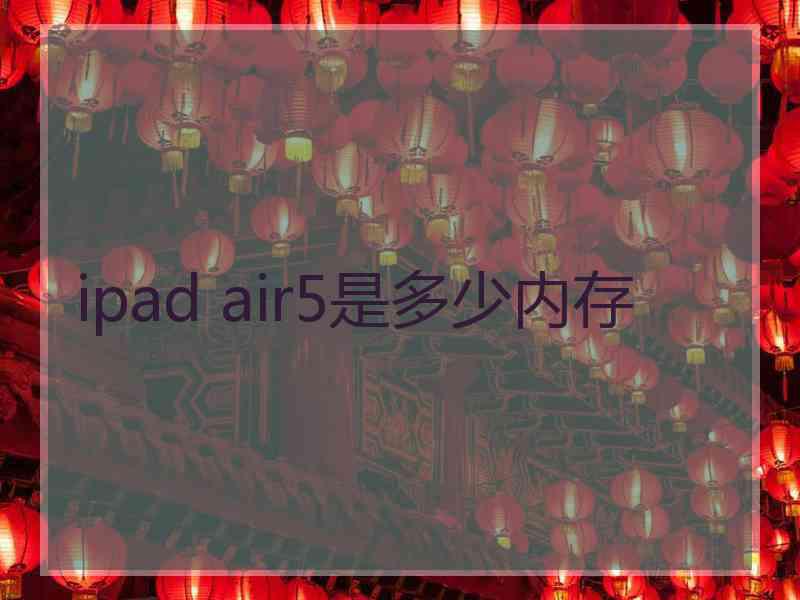 ipad air5是多少内存