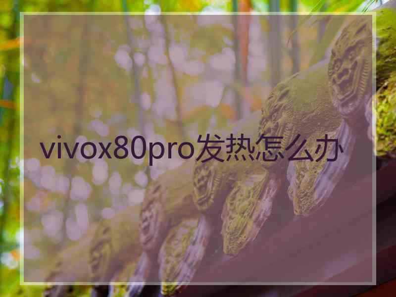 vivox80pro发热怎么办