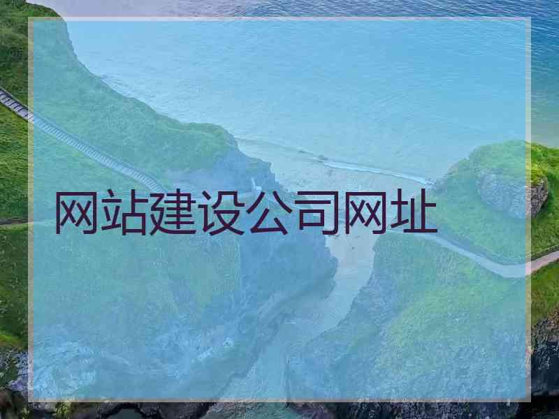 网站建设公司网址