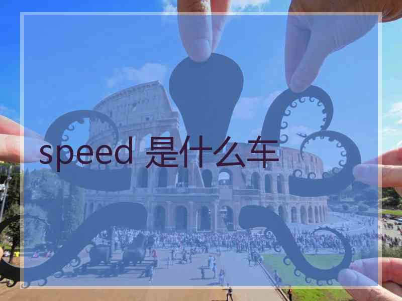 speed 是什么车