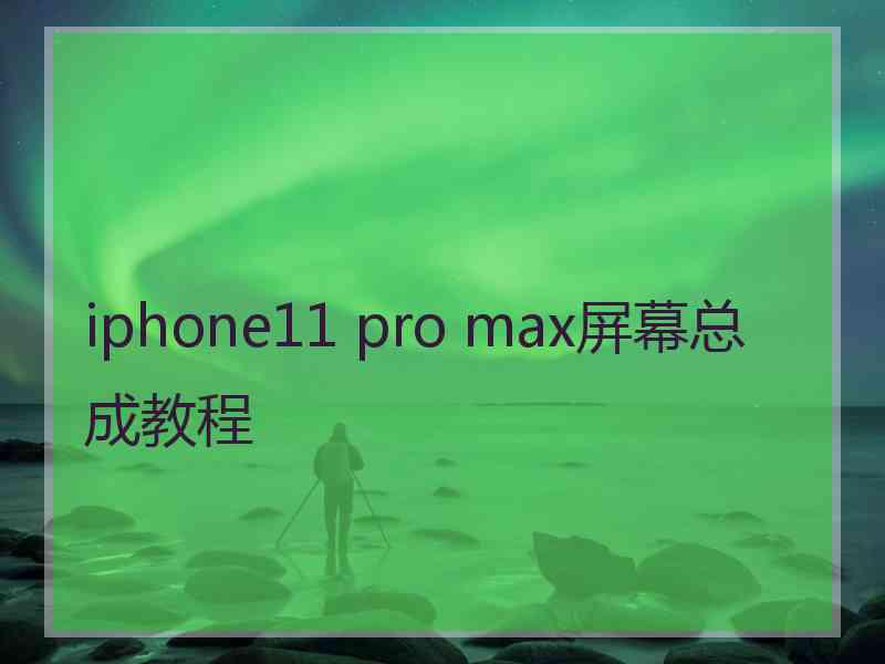 iphone11 pro max屏幕总成教程