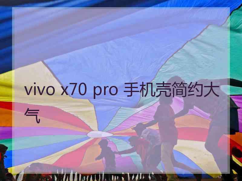 vivo x70 pro 手机壳简约大气